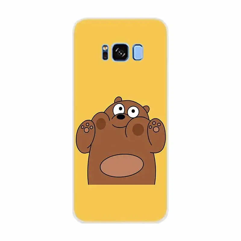 as the picture 04 Мягкий силиконовый чехол из ТПУ с милыми голыми медведями для samsung Galaxy S6 S7 Edge S8 S9 S10 S11 Plus E Note 8 9 10Plus - Цвет: as the picture 04