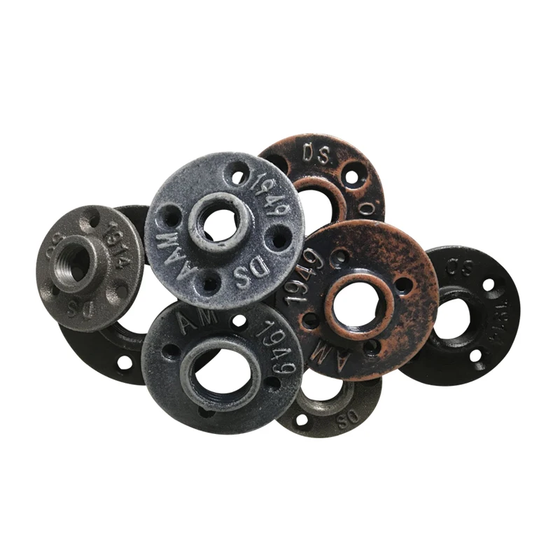 4 шт./лот Чугунное Основание фланцев краски сделанные старые фланцы крепкая