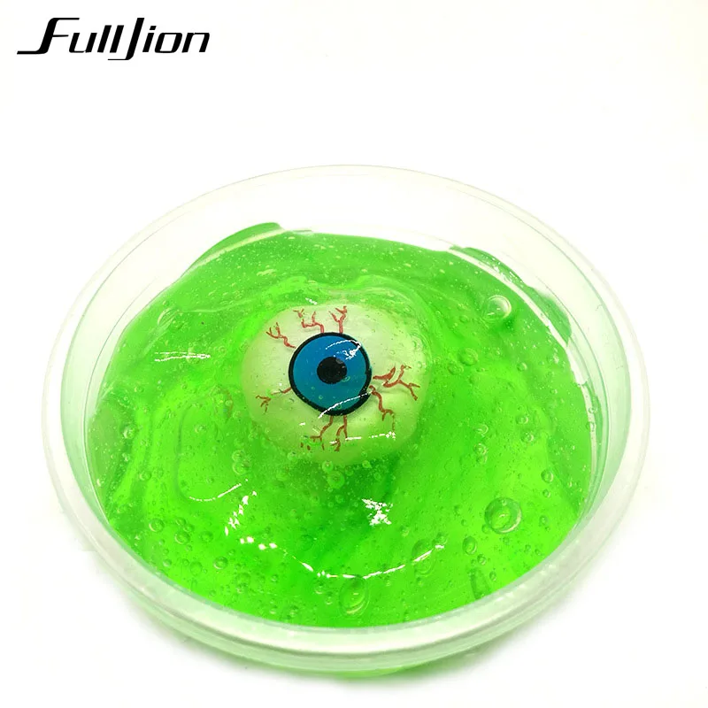 Fulljion Slime игрушки пушистый Floam Box моделирование глиняные снятие стресса Lizun глаз
