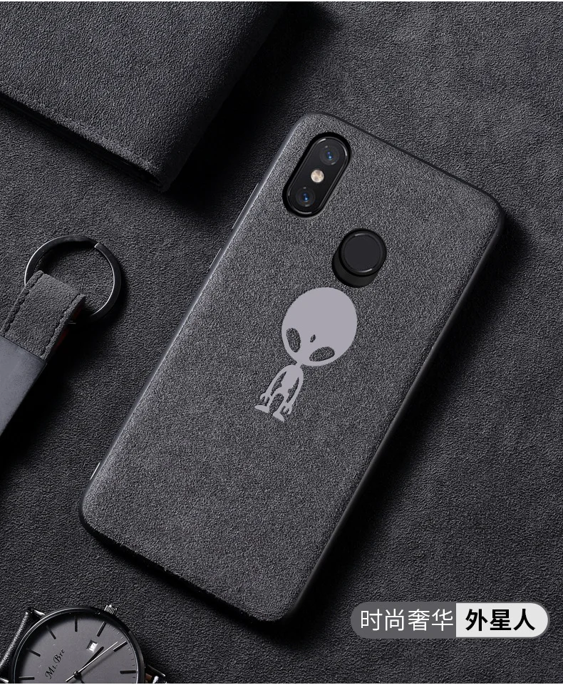 Противоскользящий кожаный меховой чехол для телефона Xiaomi mi 5 6 8 9 mix 2 3 2s max 3 redmi note 7 Marvel Batman чехол с логотипом автомобиля Мягкий край