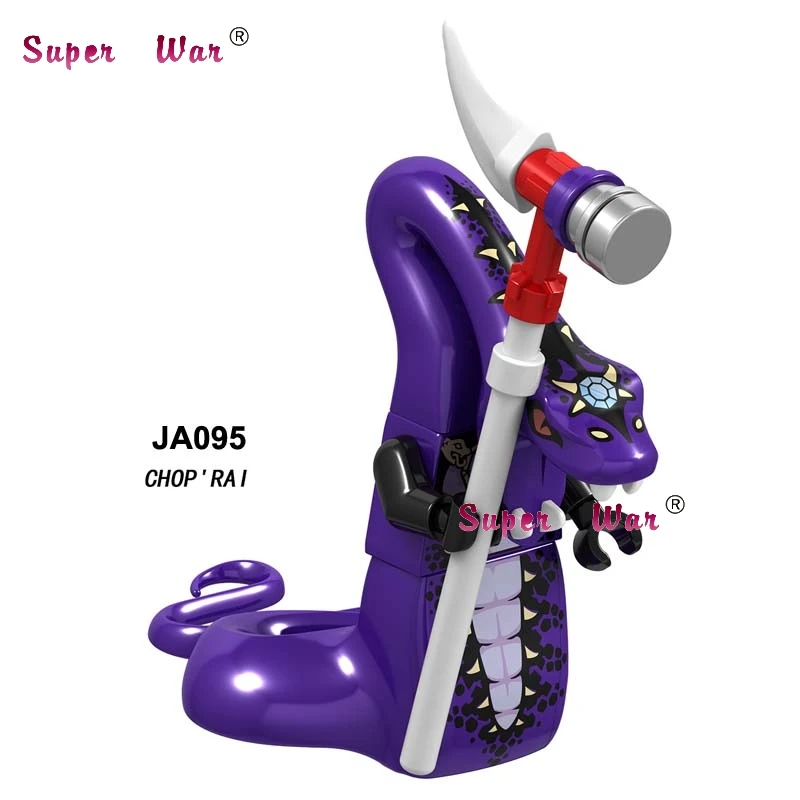 JA095 Одна модель строительных блоков Char Snake Archer Акита меч Vex Ice Emperor игрушки для детей - Цвет: JA095