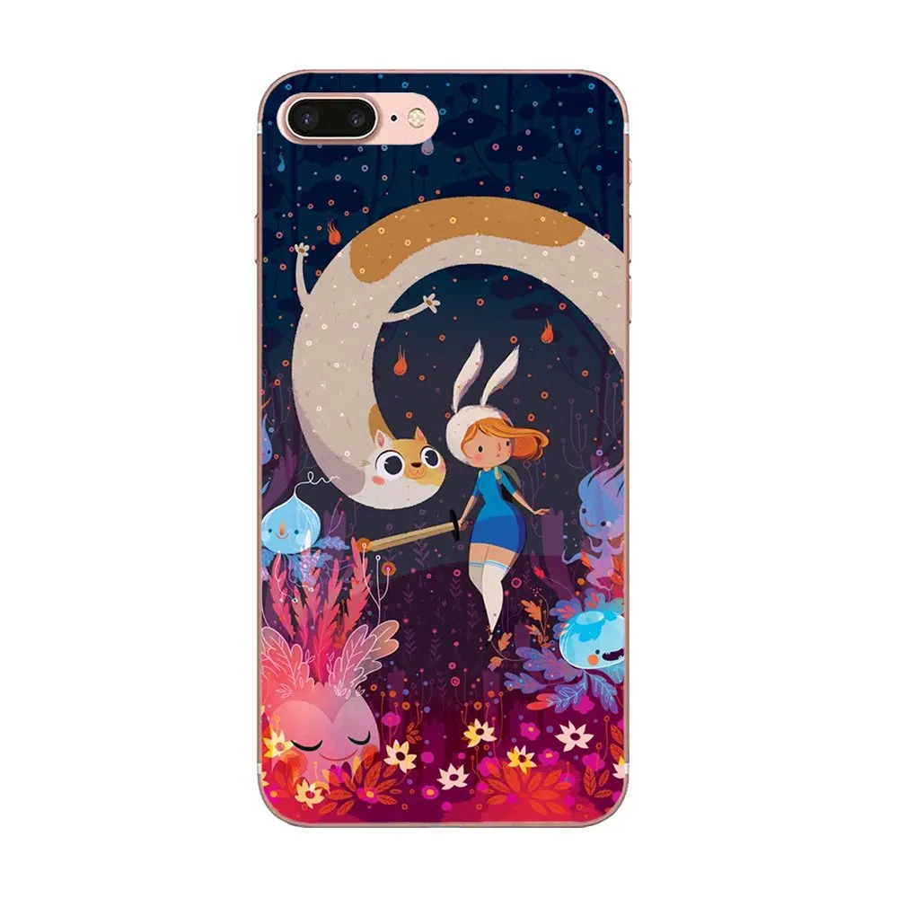 Мягкий ТПУ чехол с изображением времени приключений Джейком и Финном популярный