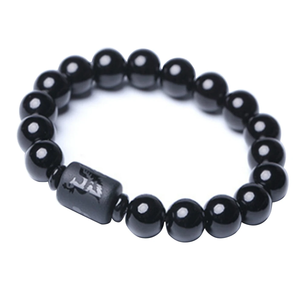Черный браслет с драконом для влюбленных пар роскошные ювелирные изделия из