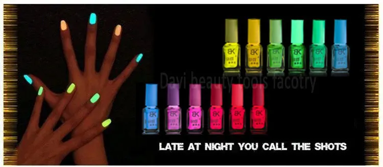 Популярные светящиеся лаки для ногтей флуоресцентные эмалированные 20