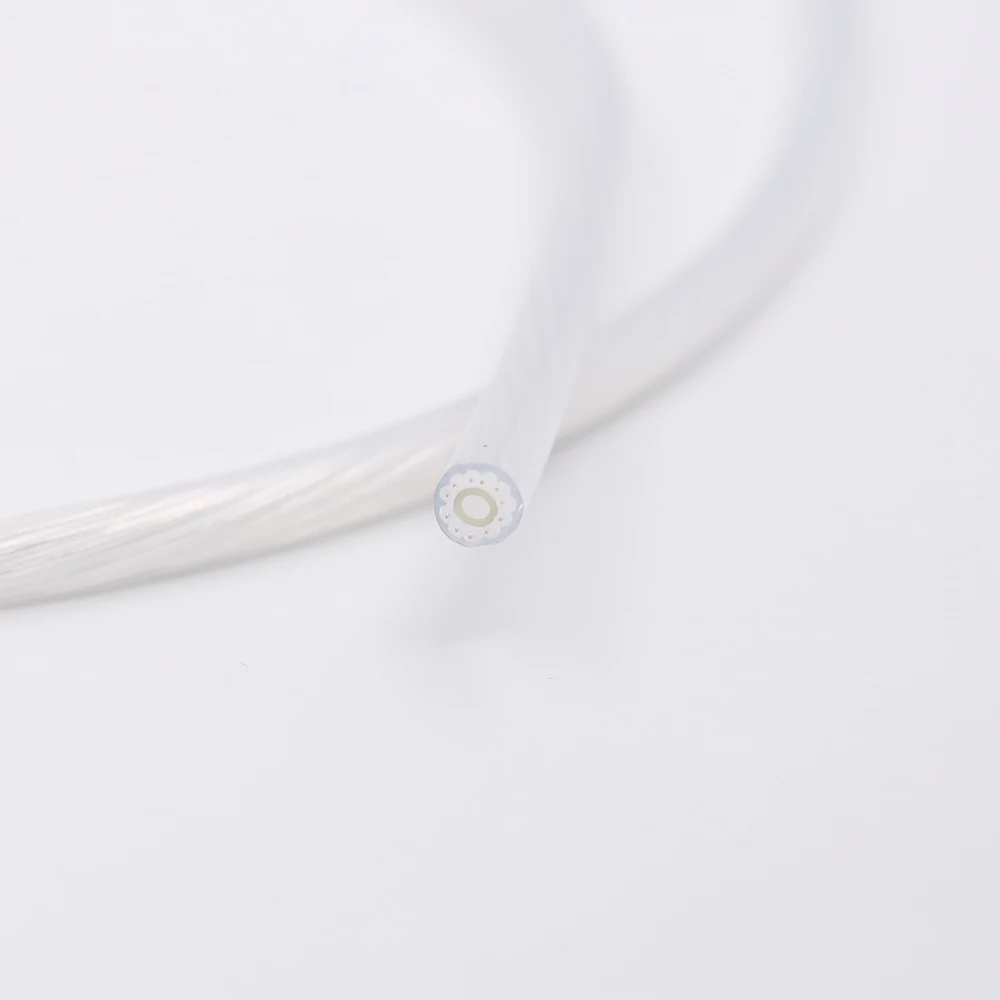 2 м 11 ядер OCC посеребренный аудио соединительный кабель PTFE isulation для RCA XLR
