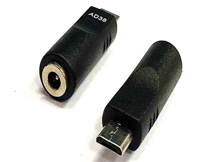 500 шт. DC 3.5*1.1 MM женский на MICRO USB 5Pin мужской/плоский порт адаптер/DC адаптер питания| |