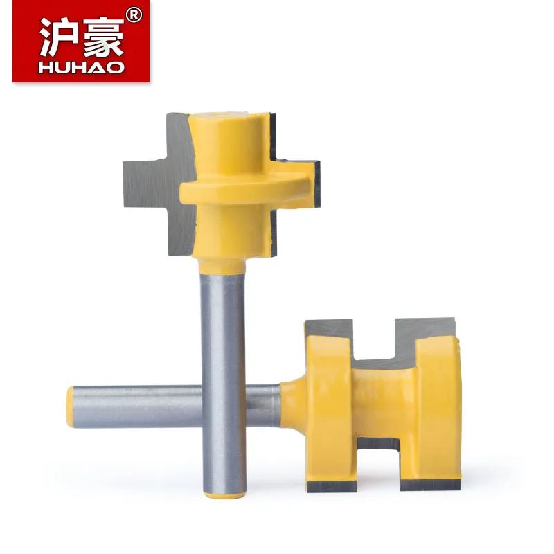 

HUHAO 1 шт. 1/4 "фреза с хвостовиком фрезерный резак инструмент с ЧПУ обрезной станок сверлильный инструмент мужской и женский фреза с квадратны...