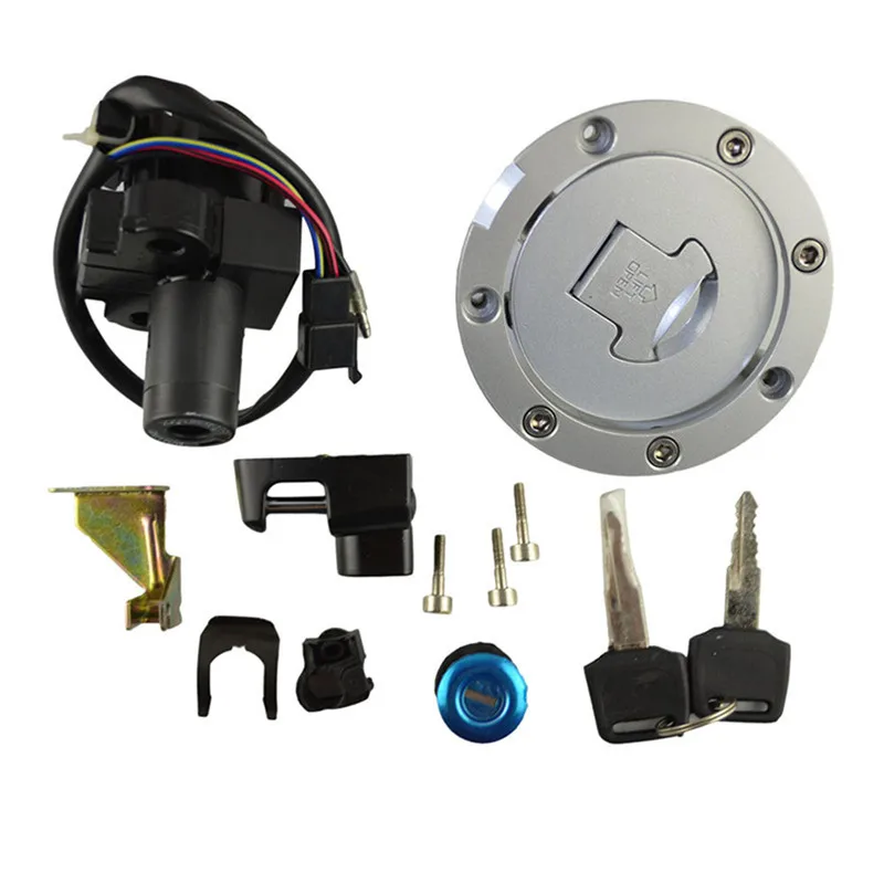 Переключатель зажигания мотоцикла крышка бензобака сиденья ручки включают ключ