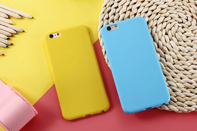 Чехол для Samsung Galaxy A50 A40 цветной матовый чехол карамельного цвета мягкий