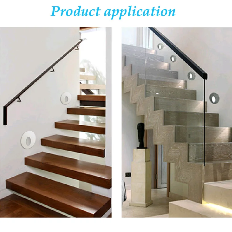 3 Вт 1 Светодиодный светильник Встраиваемый светодиодный для лестницы настенный s