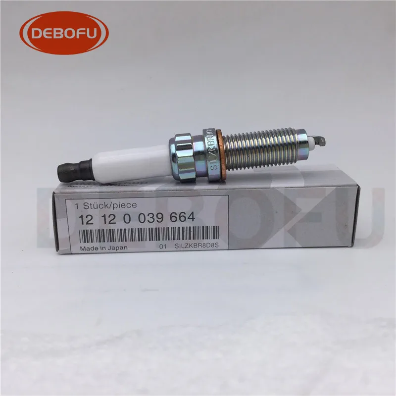 10 шт./лот 12120039664 Свеча зажигания для BMW 228i 320i 328i 428i 528i X3 X4 SILZKBR8D8S|Свечи и запальные