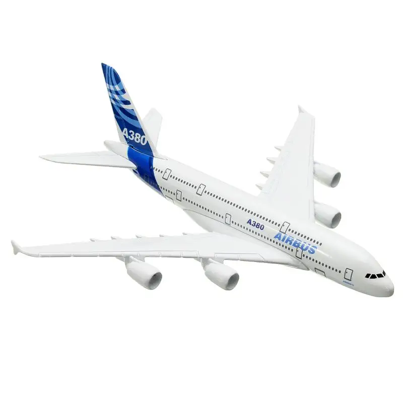 KIWARM 16 см металлический самолет модель самолета Airbus A380 DHL карго аэроплан весы настольная игрушка украшения фигурки и миниатюры
