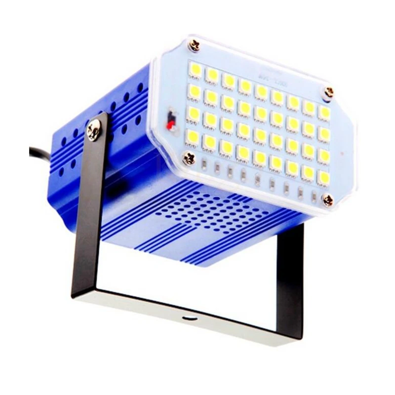 KZKRSR Высокое качество 36 led белый/RGB LED сценический свет DJ диско стробоскоп вспышка
