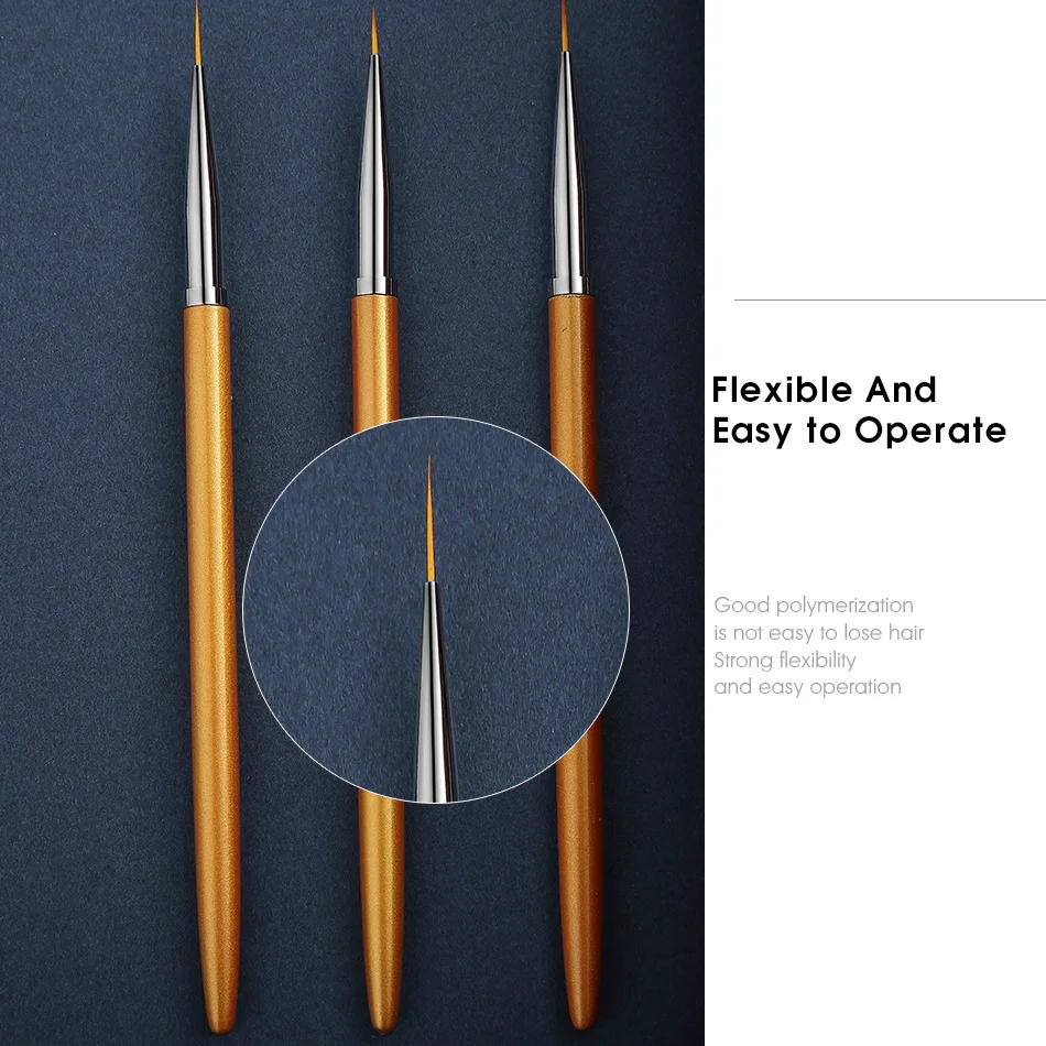 Кисти ROHWXY для дизайна ногтей нейлоновая кисть градиентного маникюра сделай сам