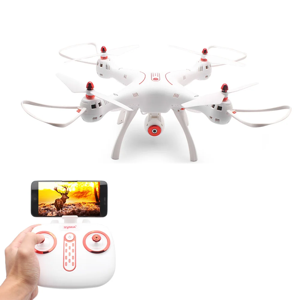 Квадрокоптер X8SW Радиоуправляемый Wi-Fi FPV 50 см 2 4G 4 канала 6 осей режим удержания