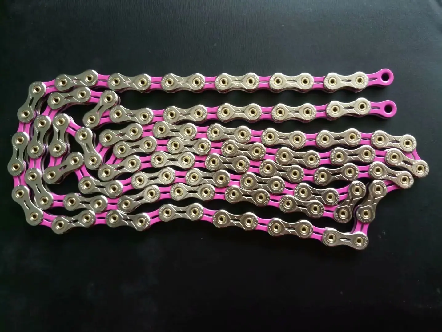SX11SL silver pink SUMC горного велосипеда цепи 11/22/33 скорость mtb дорожный велосипед инструмент для демонтажа цепи велосипеда(titanium золотого, Серебряного и красного цветов; цветные 116 ссылки - Цвет: SX11SL silver pink