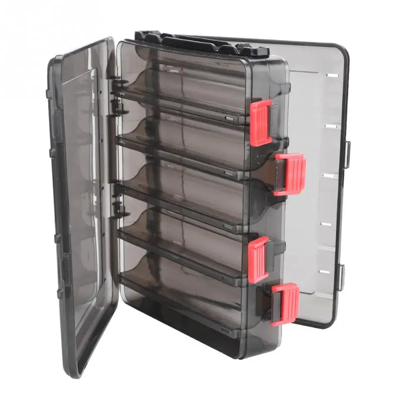 Портативное уличное рыболовное снаряжение HURRISE 10 ячеек коробка для приманок