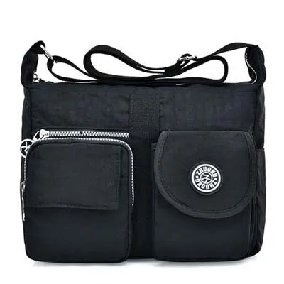 Black Для женщин Курьерские сумки нейлон Женские Сумки плеча Crossbody сумка для Для женщин сумка мешок основной Marques zk757 - Цвет: Black