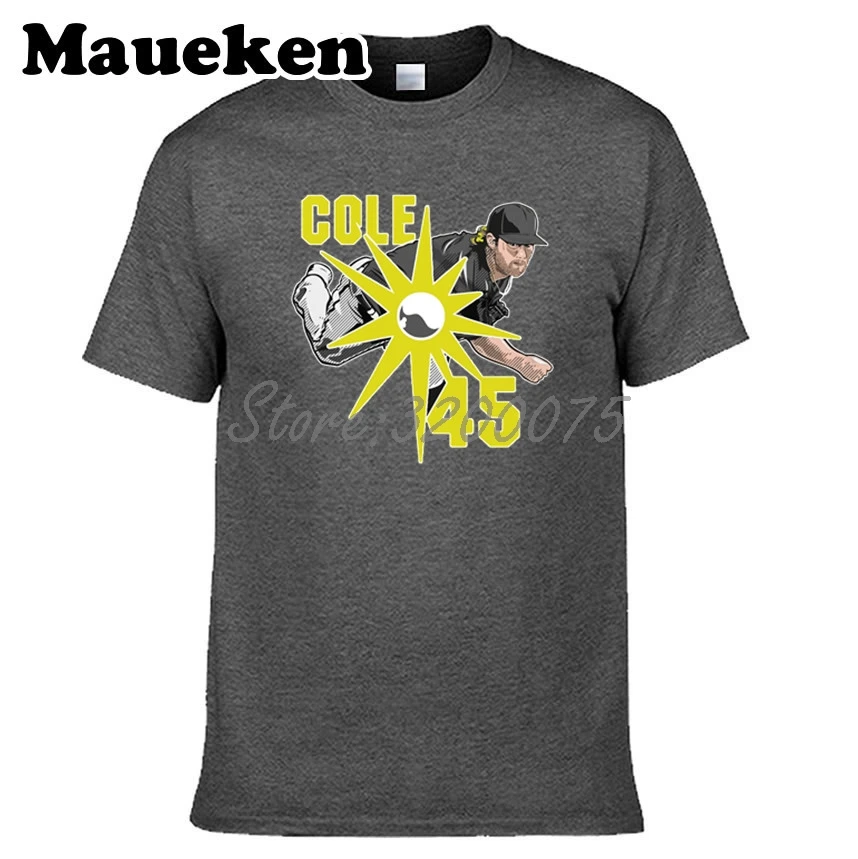 Мужская футболка с круглым вырезом Gerrit Cole 45 Питтсбург для фанатов пиратов W17082522 |