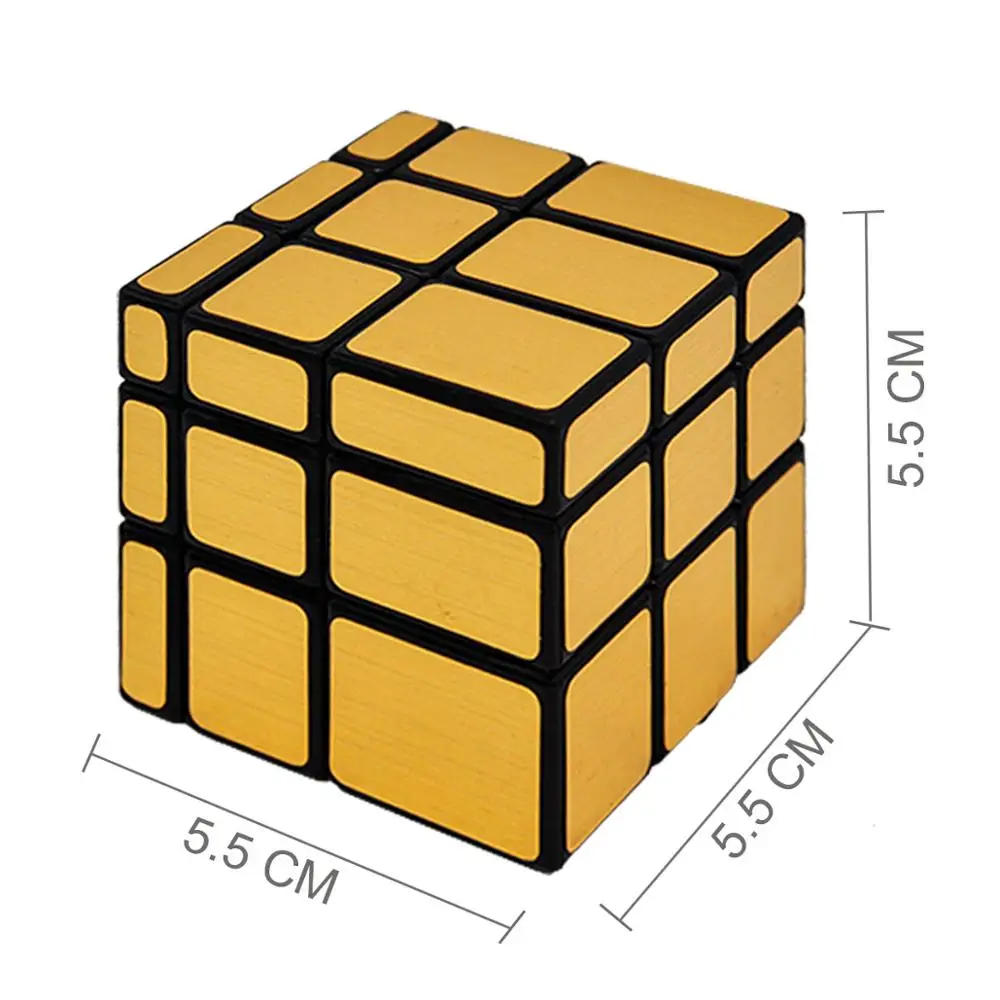 Зеркальные 3x3x3 Волшебные кубики скоростной пазл обучающие игрушки для детей