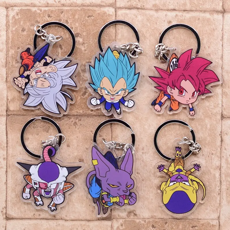 Dragon Ball брелок милый аниме-брелок для ключей кулон мультфильм аксессуары брелок Goku Super Saiyan