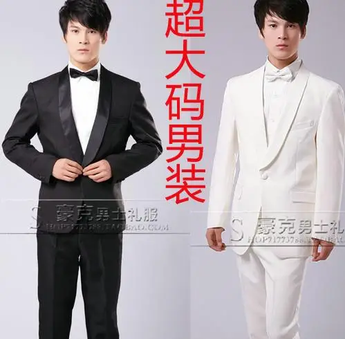 

2020 new arrival brand slim men suit set with pants mens suits wedding groom formal dress mens classic suits + pant + tie 4XL