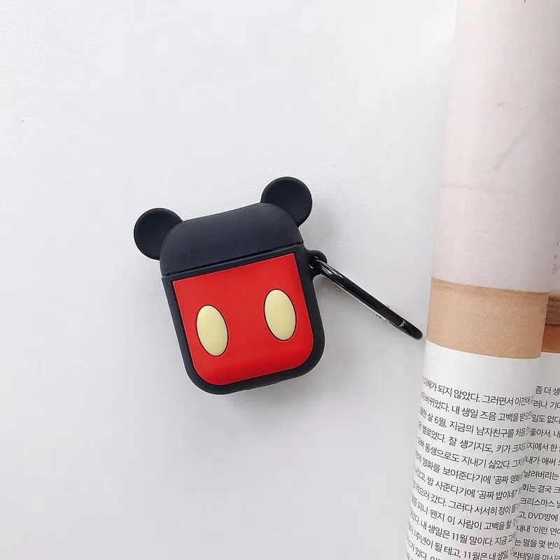 Милый японский и корейский мультфильм мягкий силиконовый Bluetooth беспроводной гарнитура Набор для Apple AirPods силиконовый чехол защитная коробка - Цвет: TX3A07