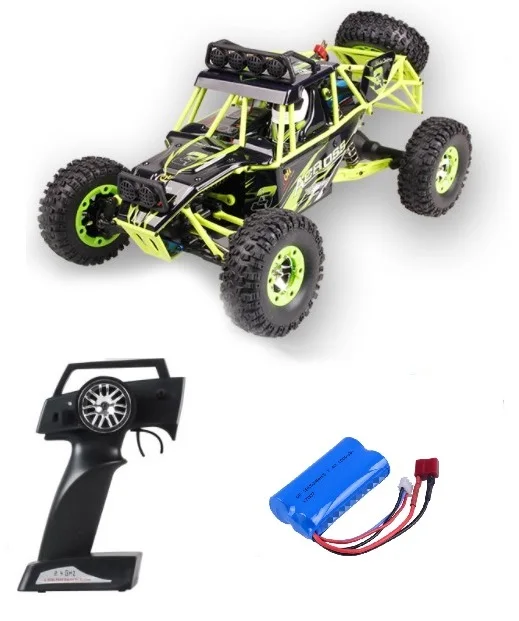 1 battery Дистанционный альпинистский автомобиль 12428 4WD RC автомобиль 4x4 с двойным приводом Bigfoot автомобиль с дистанционным управлением модель внедорожника игрушки для мальчика - Цвет: 1 battery