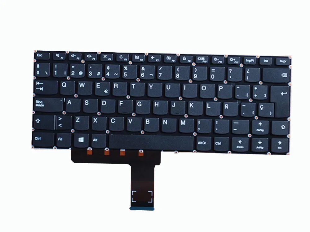 

New SP Laptop Keyboard For LENOVO Ideapad 310-14 BLACK win8 Without FRAME Repair Notebook Replacement keyboards