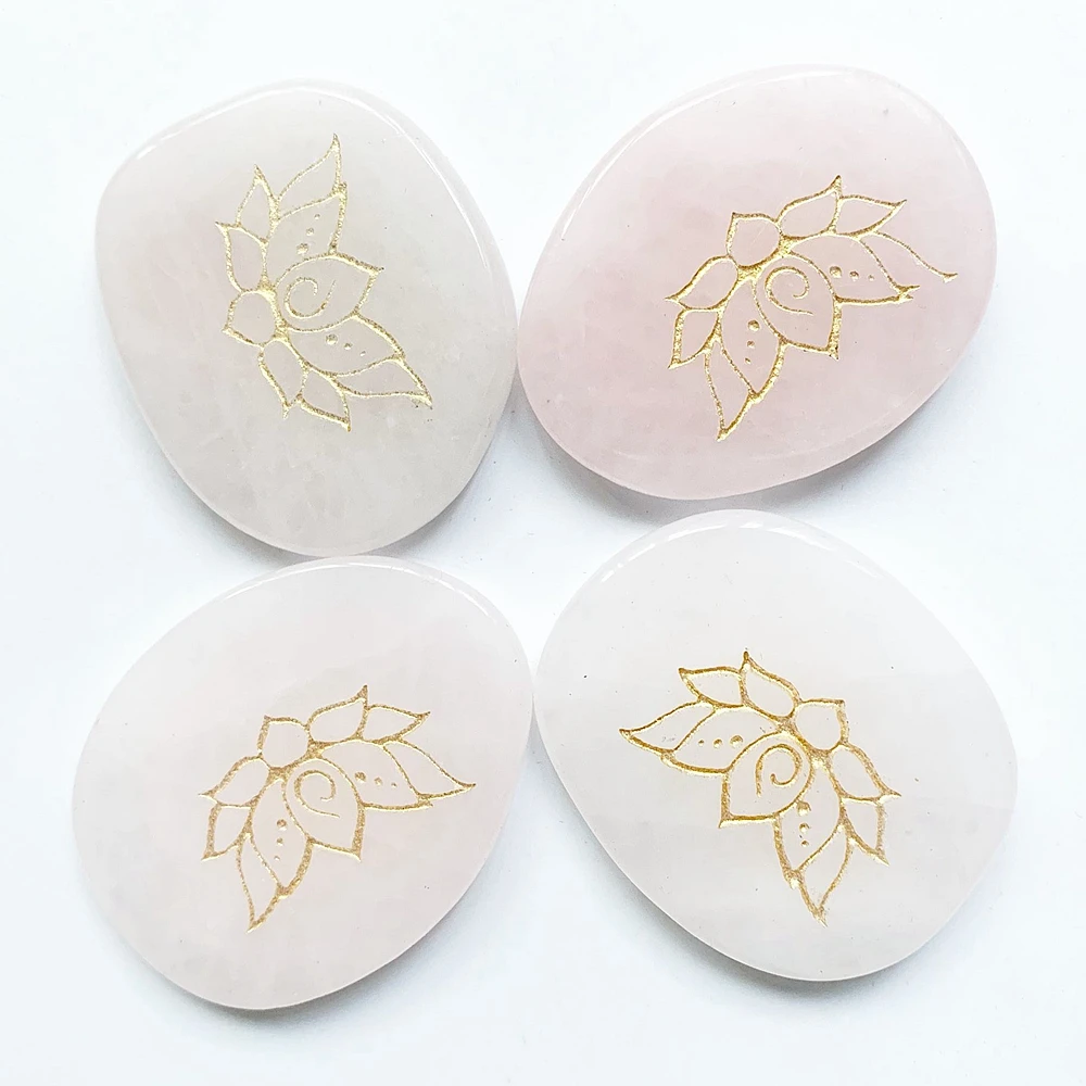 Природный розовый кварцевый камень для самостоятельного изготовления ювелирные