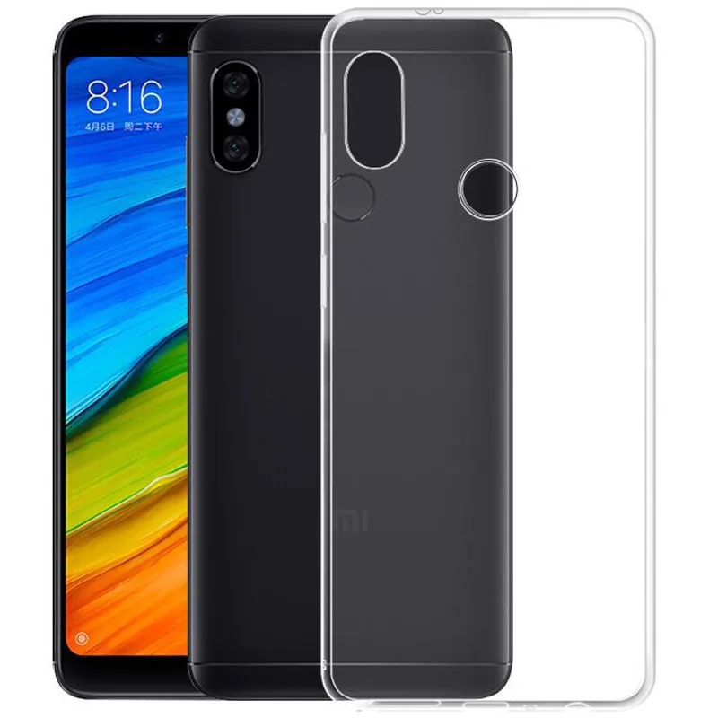 Ультратонкий Прозрачный мягкий чехол из ТПУ для Xiaomi Redmi Note 5 6 7 Pro Pocophone F1 Mi 8 Lite 9 SE