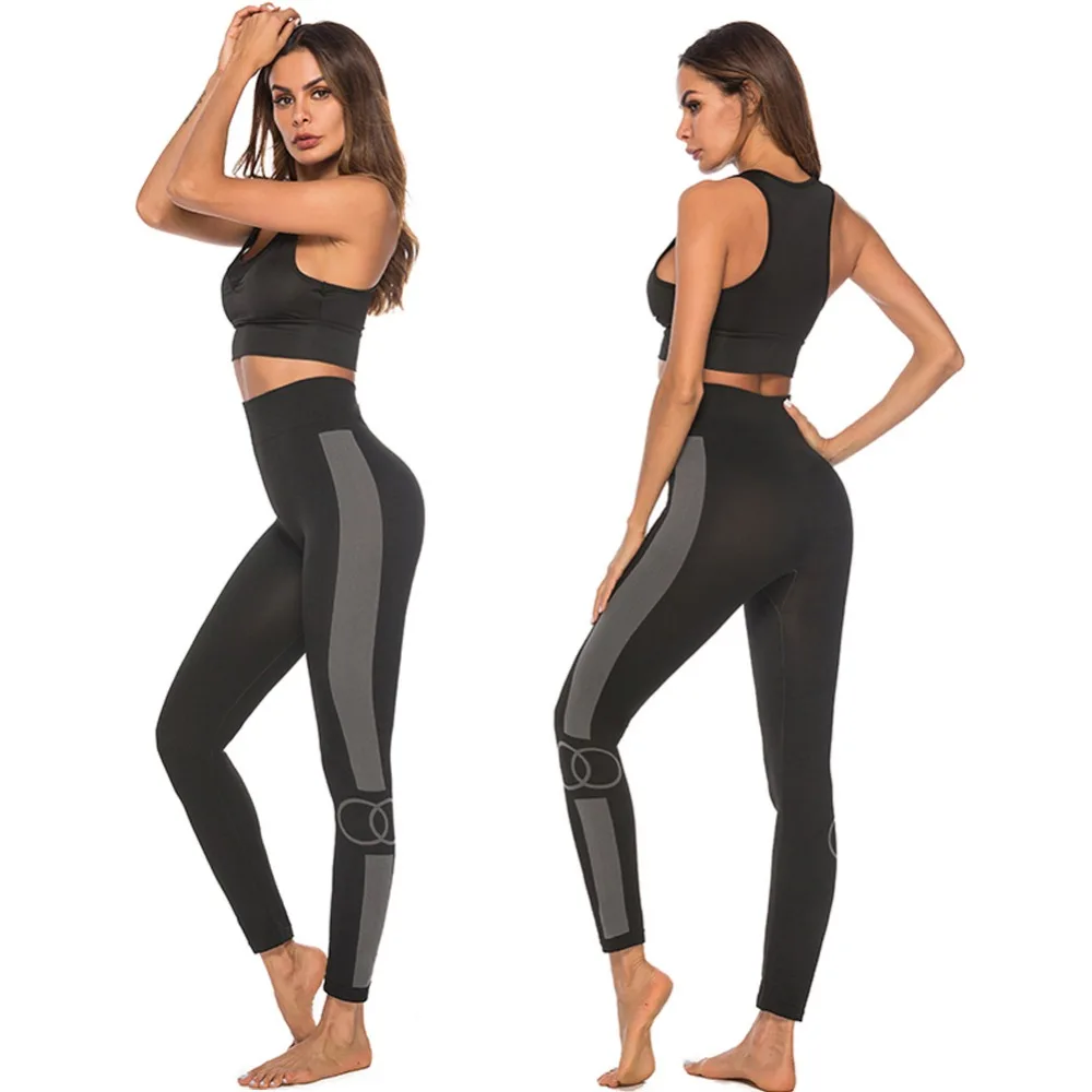 JGS1996 пуш ап Леггинсы для йоги компрессионные колготки тонкие бесшовные леггинсы