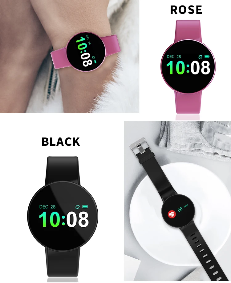 Модные Простые Для женщин часы Smart Спорт цифровые мужчин Фитнес крови Давление