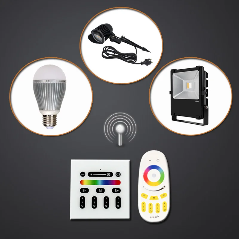 2 4 г Milight RGB/RGBW Сенсорный Панель контроллер Magic домашнего освещения Switch 30 пульт