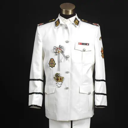 Бесплатная доставка Мужская Матросская униформа куртка со штанами/выступление