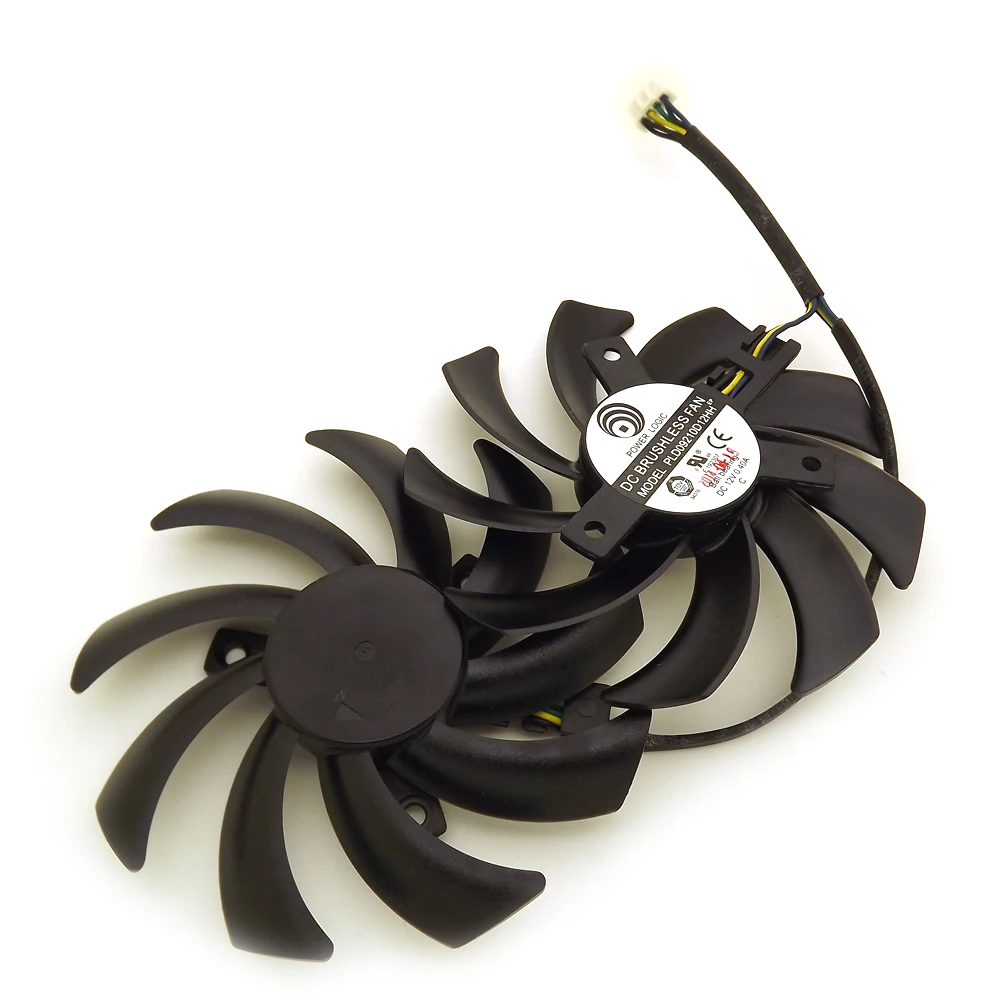 2 шт./лот PLD09210D12HH DC12V 0.40A 85 мм 39*39*39 4Pin для XFX R9 380 280X 270X 290X Вентилятор Охлаждения