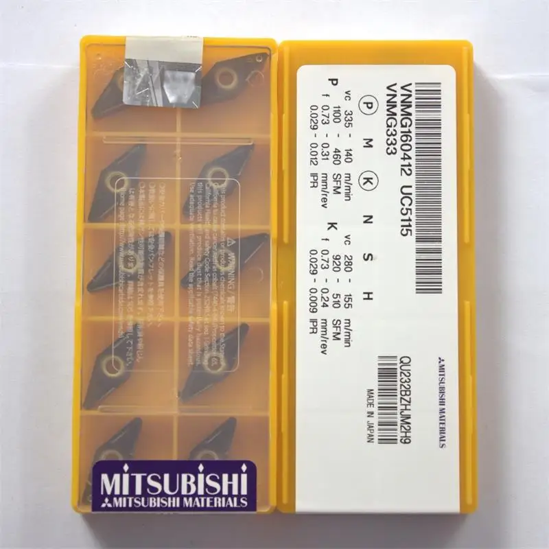 Ножи Mitsubishi с ЧПУ VNMG160412 UC5115 ножи внешним резьбовым карбидом ЧПУ|Токарный