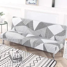 Universal Fold Armless Sofa Bed Cover Folding seat slipcover Modern stretch covers cheap Couch Protector Elastic Futon Cover