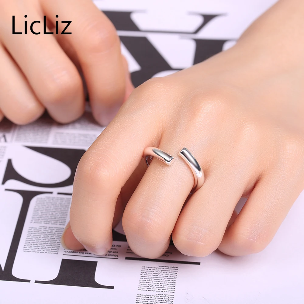 Кольцо унисекс из серебра 100% пробы регулируемое 925 | Украшения и аксессуары