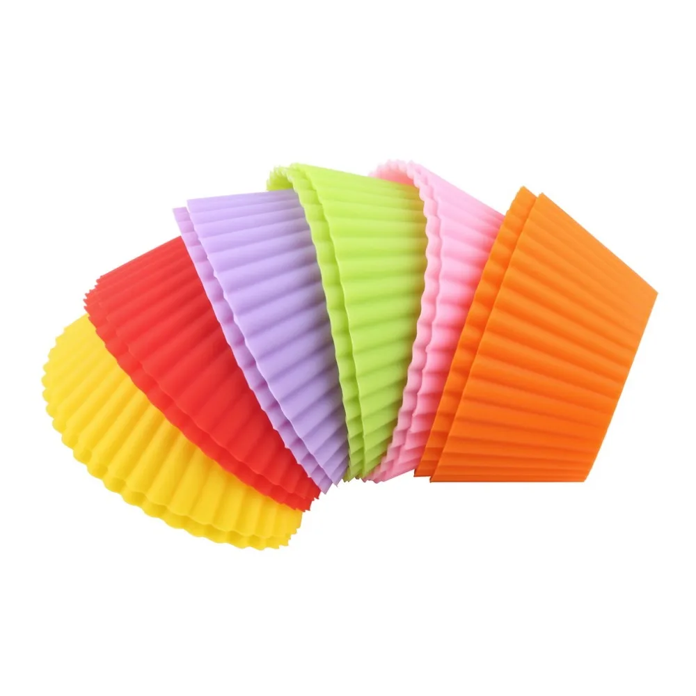 12pcs cake lined mode circular silicone muffin baking mold manufacturing plate sheet with tools | Автомобили и мотоциклы