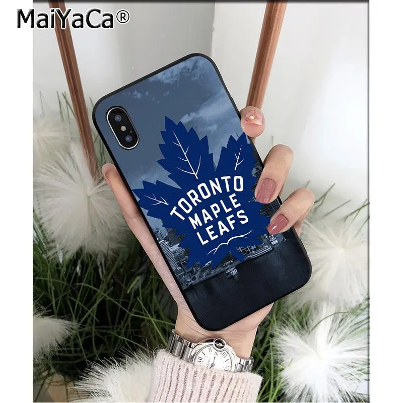 MaiYaCa Toronto Maple Leafs ТПУ Мягкий силиконовый чехол для телефона чехол для iPhone X XS MAX 6 6s 7 7plus 8 8Plus 5 5S SE XR