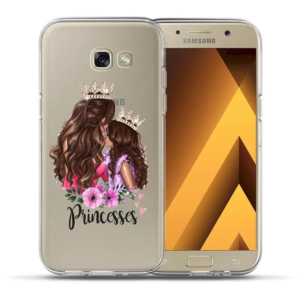 Для мам и детей, девочек бампер печати чехол для samsung Galaxy A50 A30 A70 A40 A10 A20 A60 A70 A6 A8 плюс A7 A9 Мягкий силиконовый чехол из ТПУ - Цвет: 6124