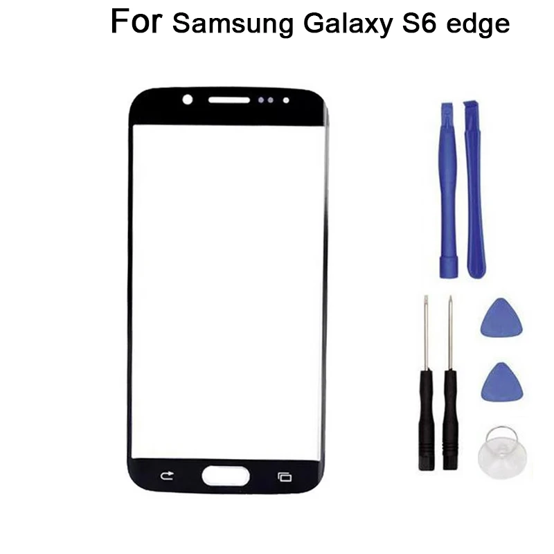 Переднее стекло для сенсорного экрана Samsung Galaxy S6 edge SM G925F G925 G9250 5 1 дюйма замена