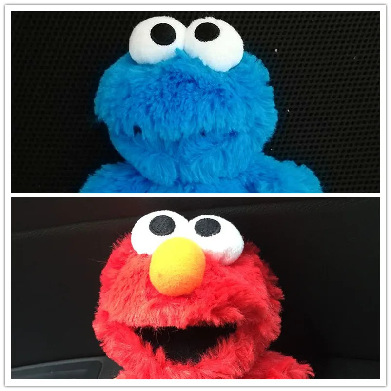 elmo and cookie 16 см Улица Сезам Элмо Печенья Монстр большая птица плюшевые игрушки мягкие куклы, детский подарок - Цвет: elmo and cookie