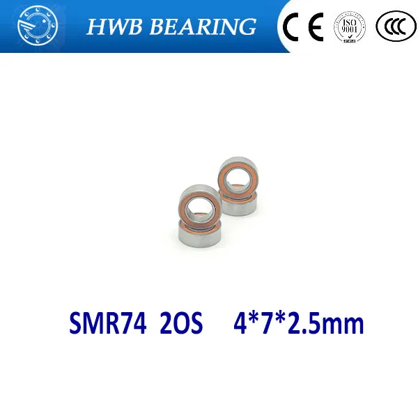 Гибридные керамические подшипники/подшипники для рыболовной катушки SMR74 2OS CB ABEC7