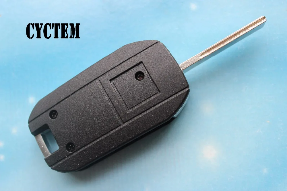 CYCTEM распродажа! Автомобильный откидной чехол для ключей Fob 2 кнопки складной с