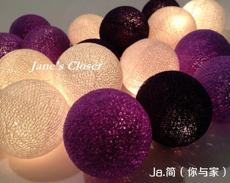 Цветной праздничный шар из хлопка (без подсветки) новогодние украшения для дома