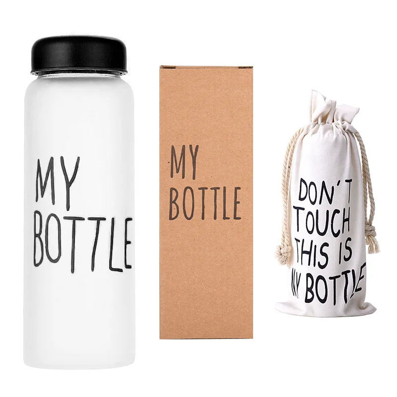 7 Бутылка для воды Пластик модные спортивные My Bottle 500 мл стиль термостойкие герметичные цвет любители путешествий Бутылки для воды PP материал - Цвет: 7