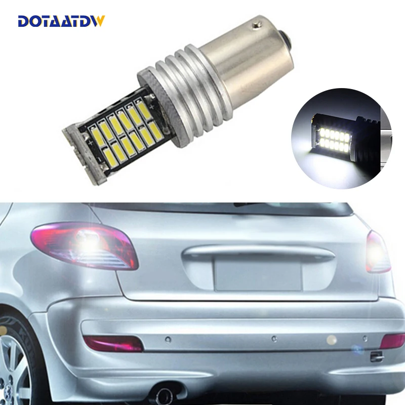 1x Высокое Мощность P21W BA15S 4014SMD светодиодный Canbus без ошибок резервная копия