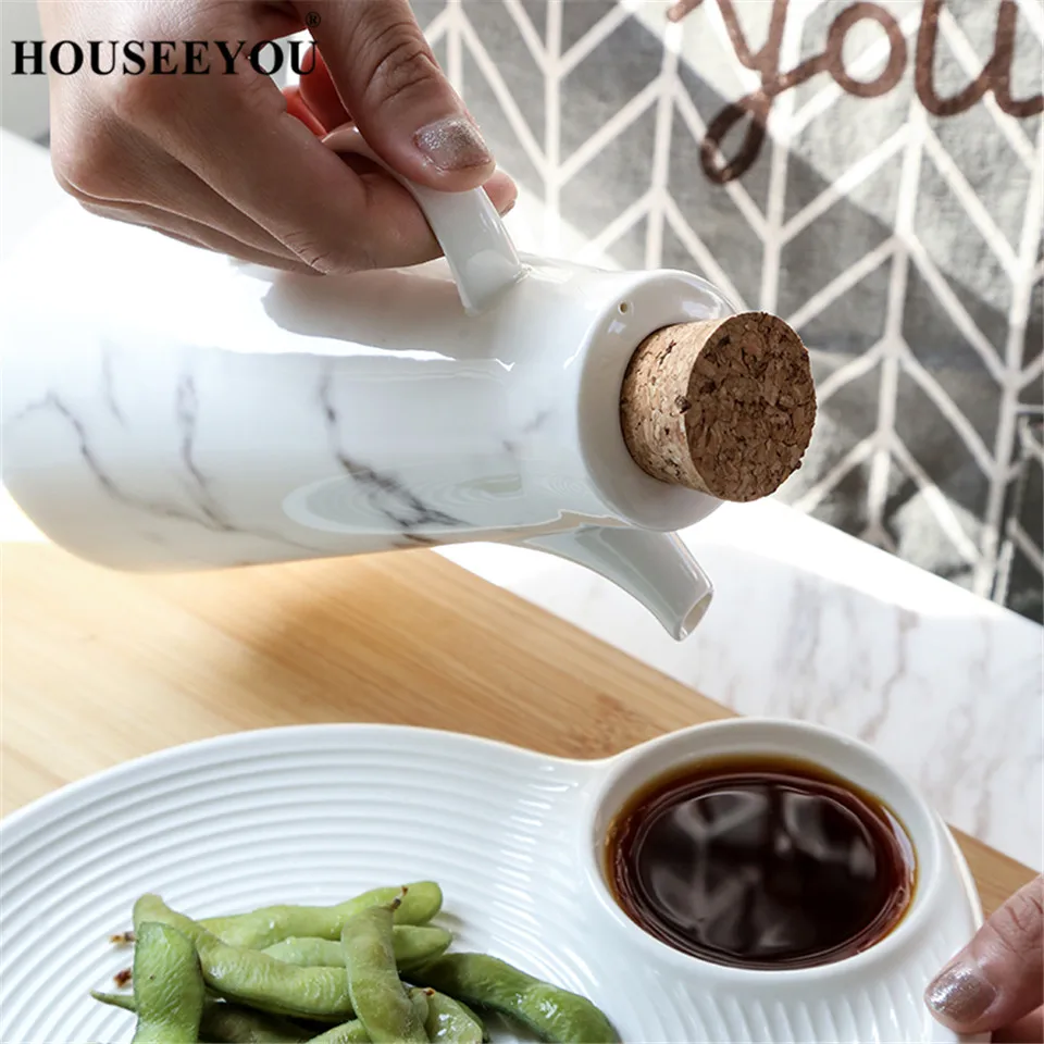 Кастрюля для оливкового масла HOUSEEYOU в скандинавском стиле бутылка уксуса и сои